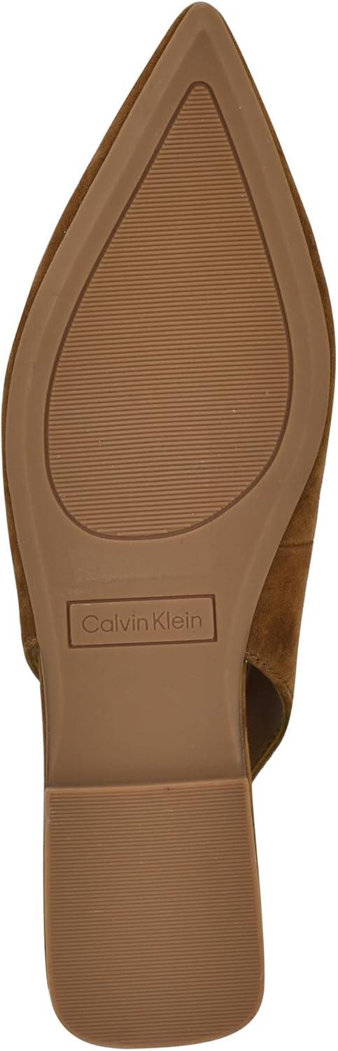 imageCalvin Klein Womens Galiana Ballet FlatDark Natural Suede 122
