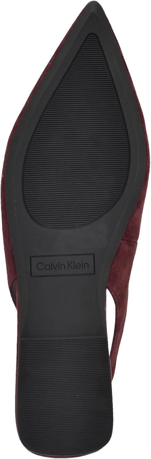 imageCalvin Klein Womens Galiana Ballet FlatDark Red Suede 600