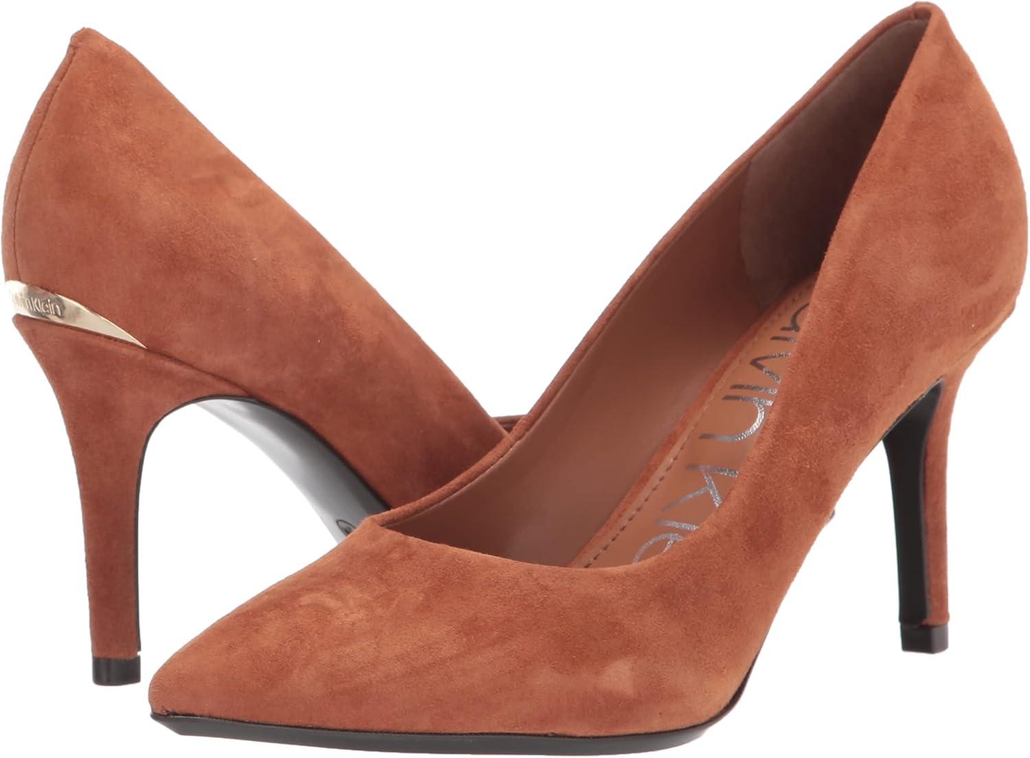 imageCalvin Klein Womens GayleCognac Suede
