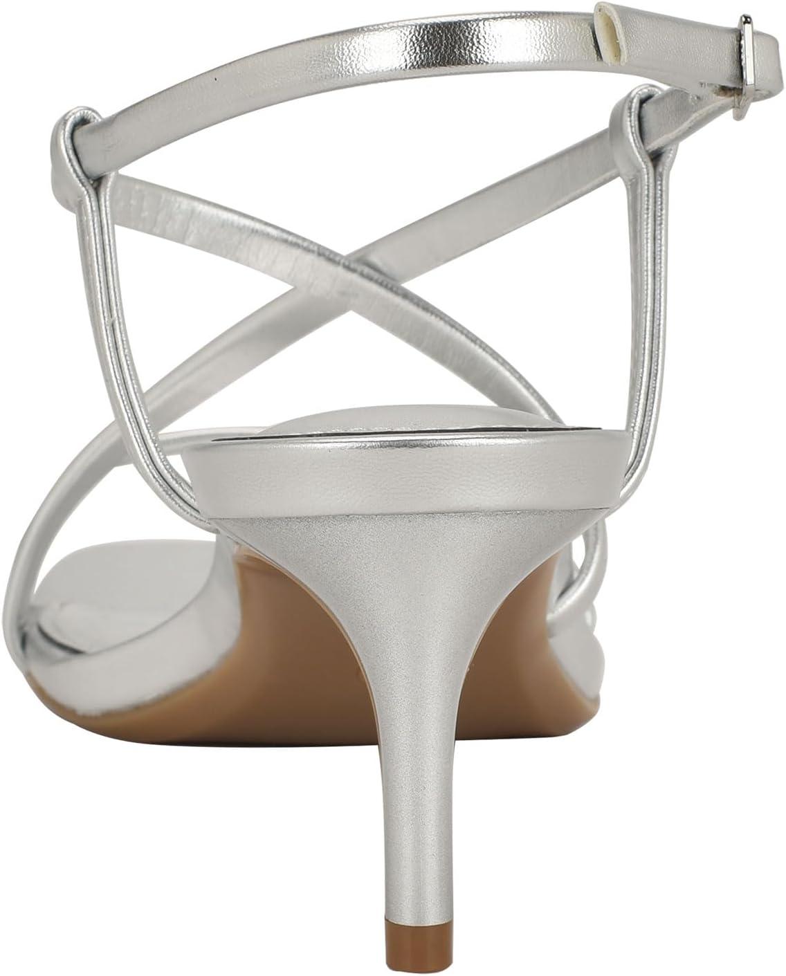 imageCalvin Klein Womens Ishaya Heeled SandalSilver 040