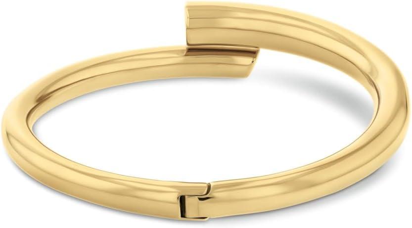 imageCalvin Klein Womens Jewelry  CK Spiral Bangle  Stainless Steel  Layering Accessory for Everyday Wear  Gift for HerGold Plated