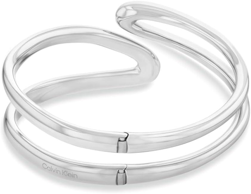 imageCalvin Klein Womens Jewelry  CK Statement Links Bangle  Stainless Steel  Contemporary Fashion for Everyday Wear  Gift for Her