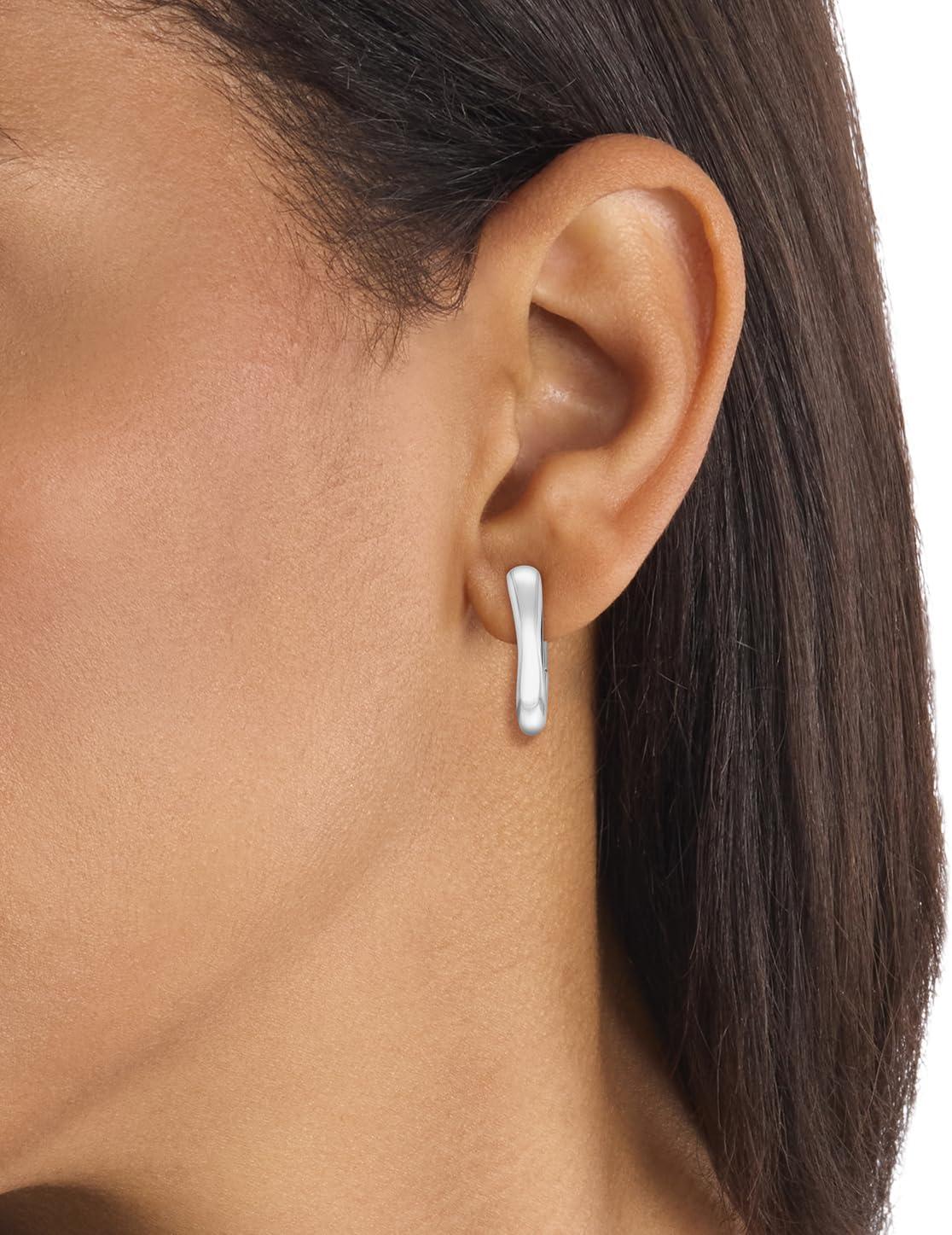 imageCalvin Klein Womens Jewelry  CK Statement Links Medium Dangle Earrings  Stainless Steel  Contemporary Fashion for Everyday Wear  Gift for HerSilver