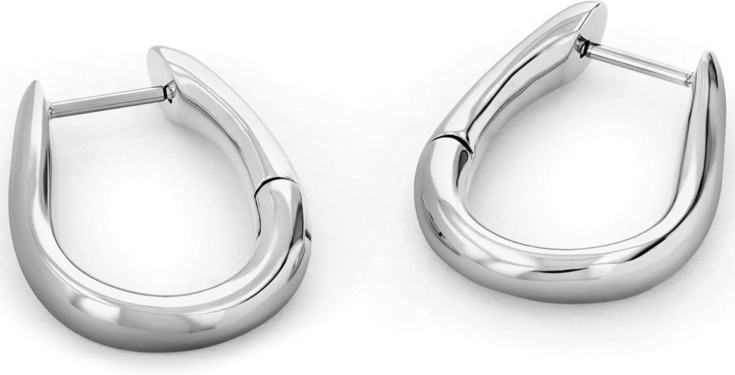 imageCalvin Klein Womens Jewelry  CK Statement Links Medium Dangle Earrings  Stainless Steel  Contemporary Fashion for Everyday Wear  Gift for HerSilver