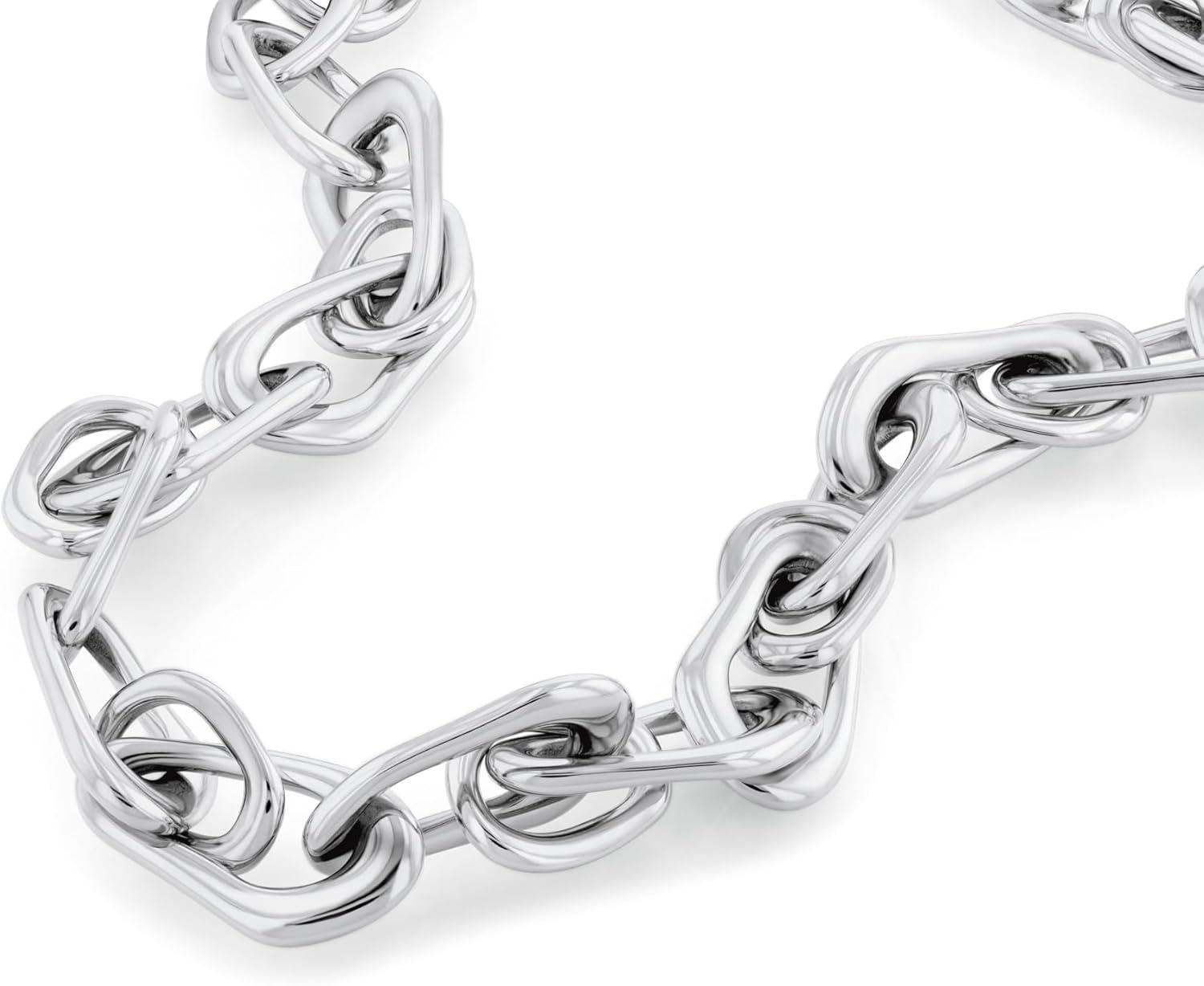 imageCalvin Klein Womens Jewelry  CK Statement Links Necklace  Stainless Steel  Contemporary Fashion for Everyday Wear  Gift for HerSilver