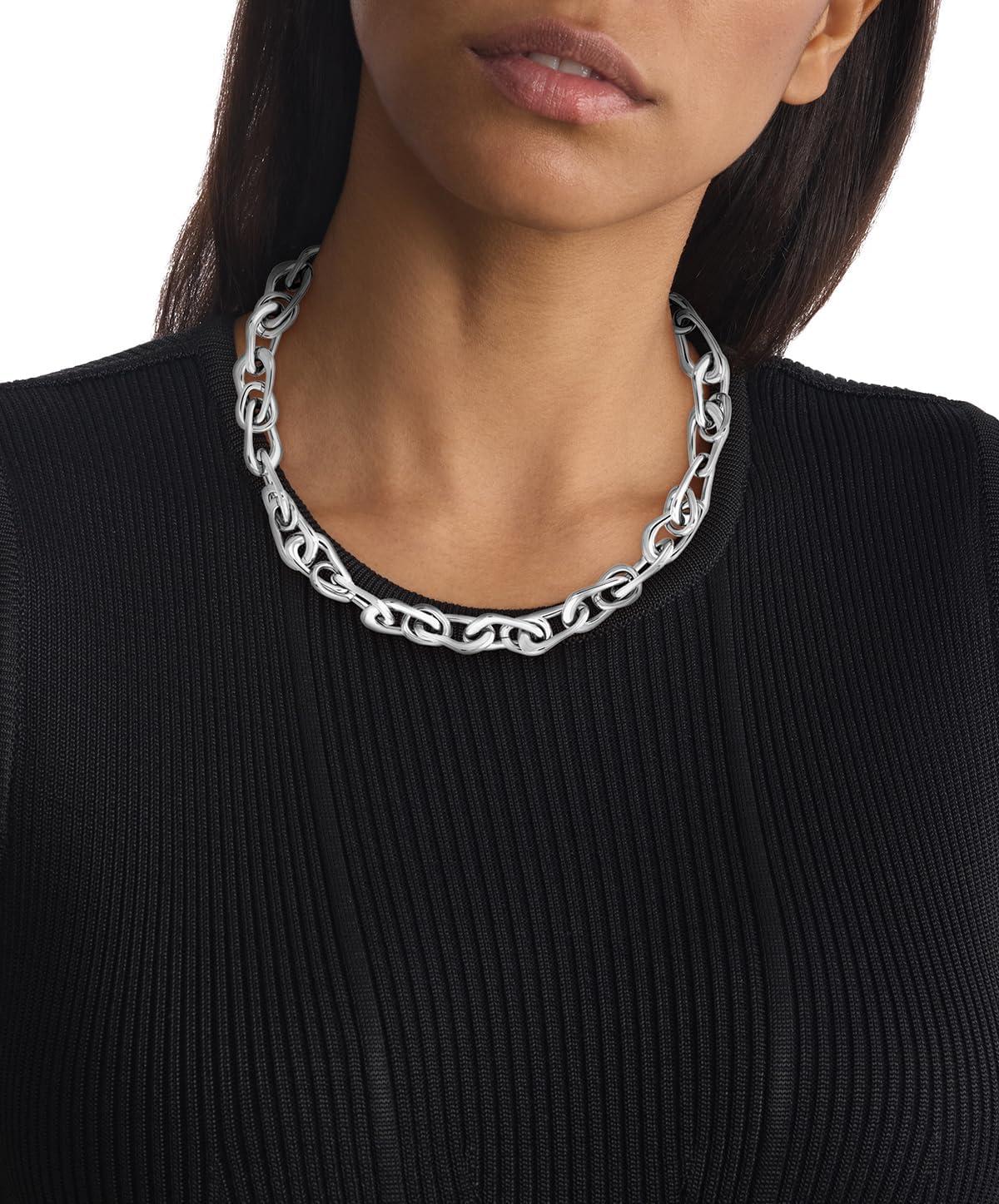 imageCalvin Klein Womens Jewelry  CK Statement Links Necklace  Stainless Steel  Contemporary Fashion for Everyday Wear  Gift for HerSilver