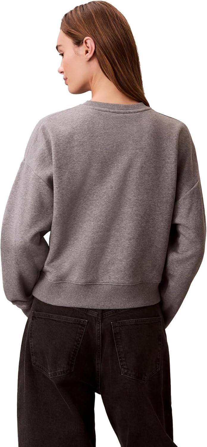 imageCalvin Klein Womens Monogram Logo CrewneckGrey Heather