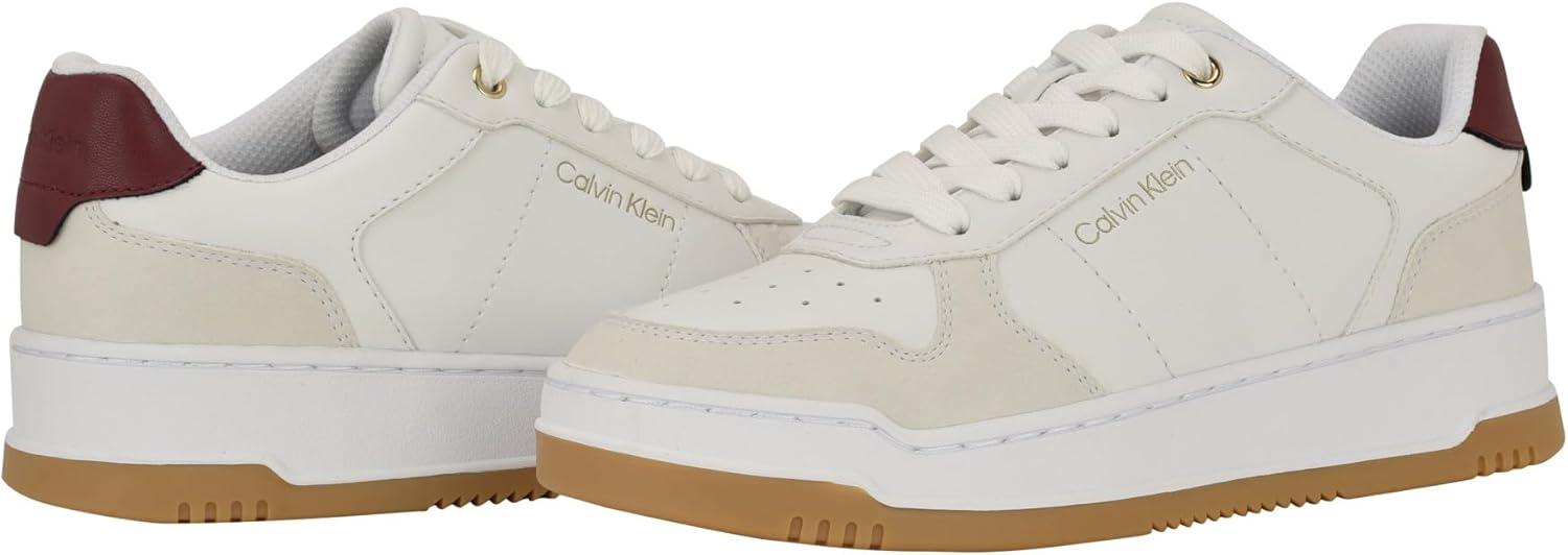 imageCalvin Klein Womens Prizin SneakerWhiteRed Multi 142