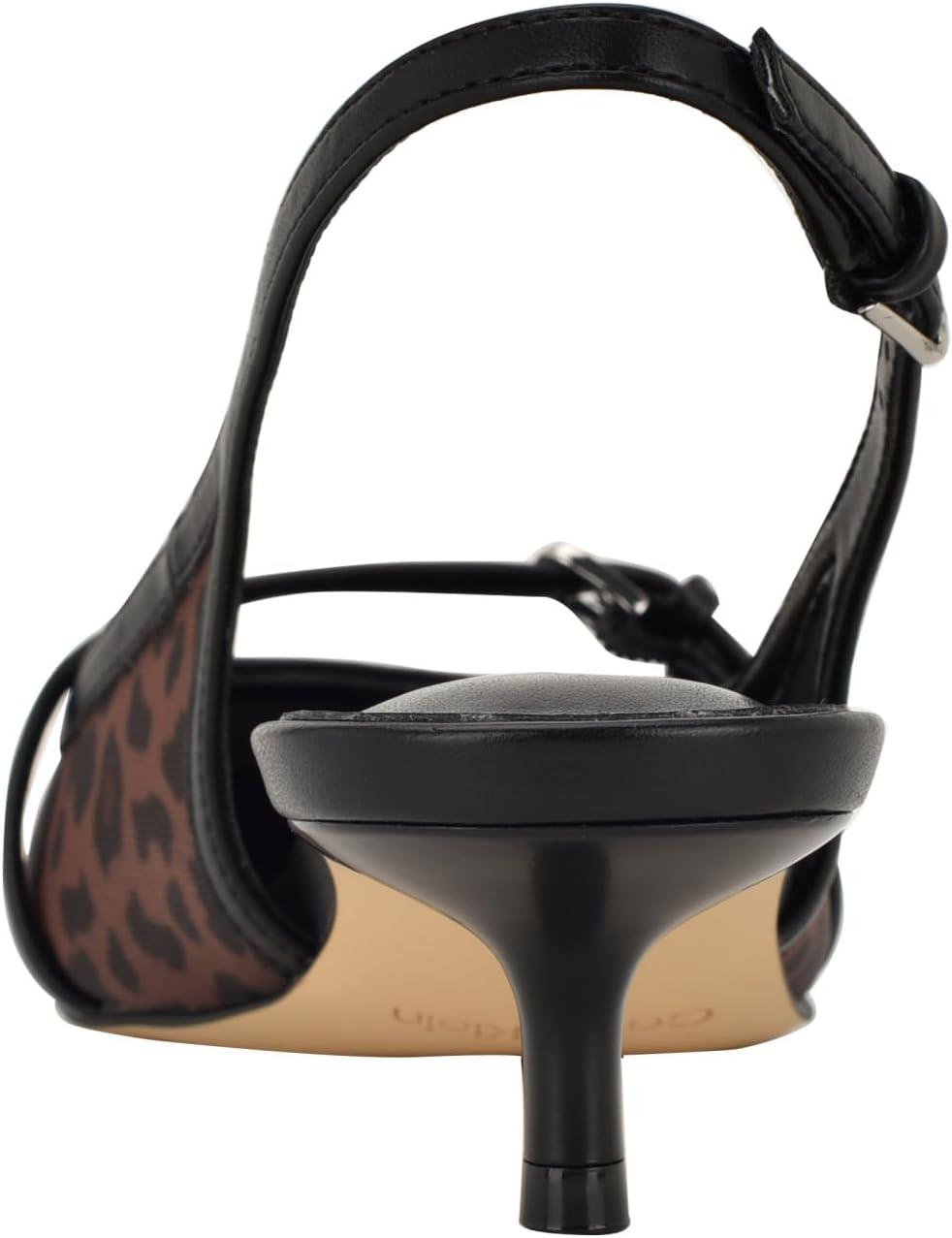 imageCalvin Klein Womens Simira PumpDark Natural Leopard Multi 120