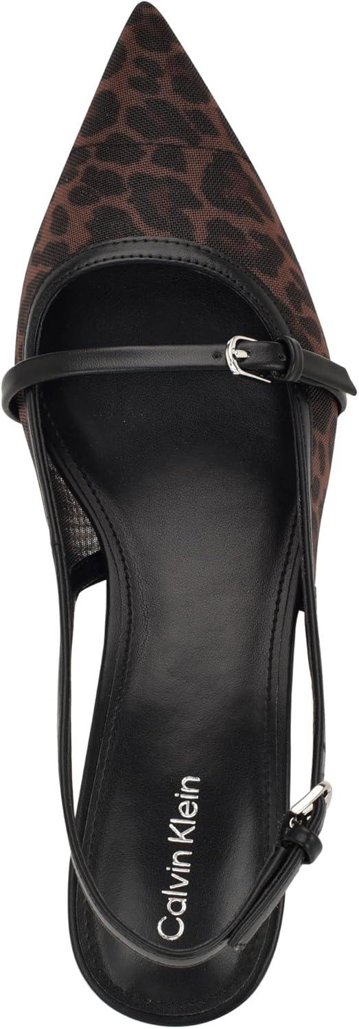 imageCalvin Klein Womens Simira PumpDark Natural Leopard Multi 120