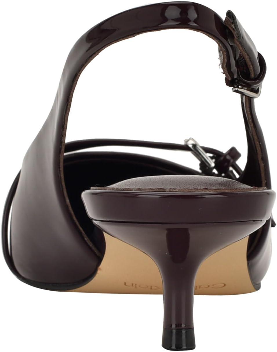 imageCalvin Klein Womens Simira PumpDark Red Patent 600