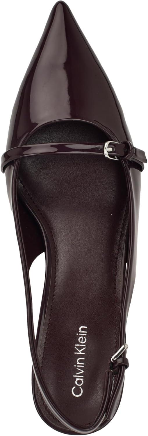 imageCalvin Klein Womens Simira PumpDark Red Patent 600