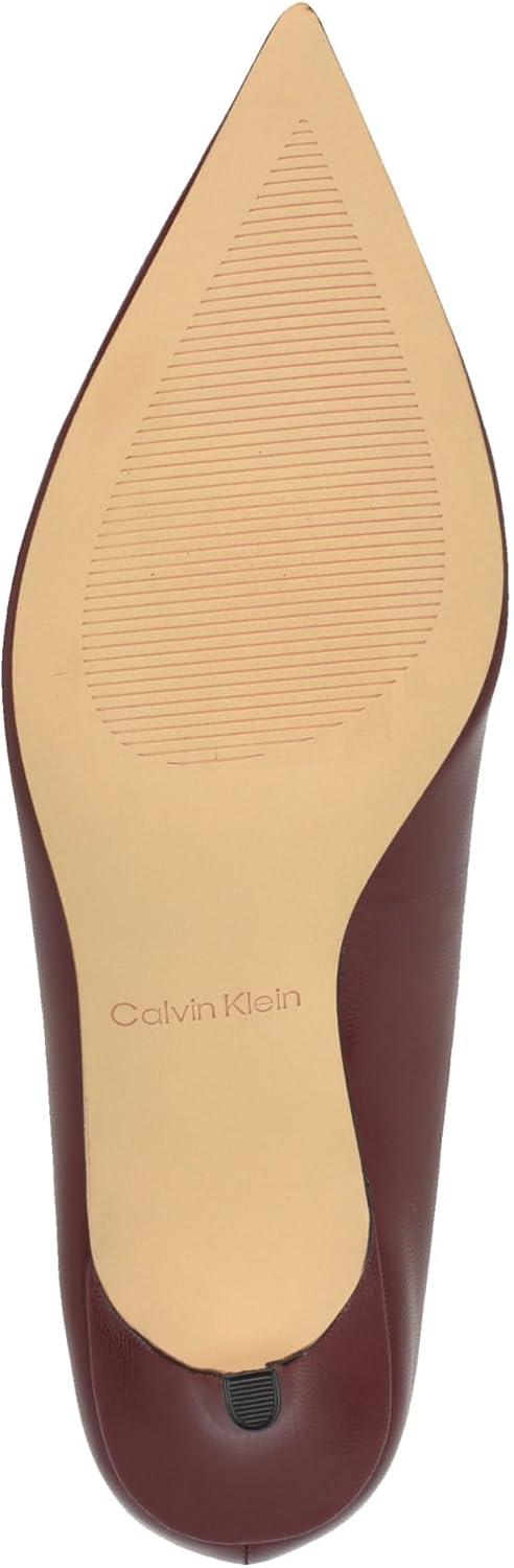 imageCalvin Klein Womens Voneta PumpDark Red Leather 600