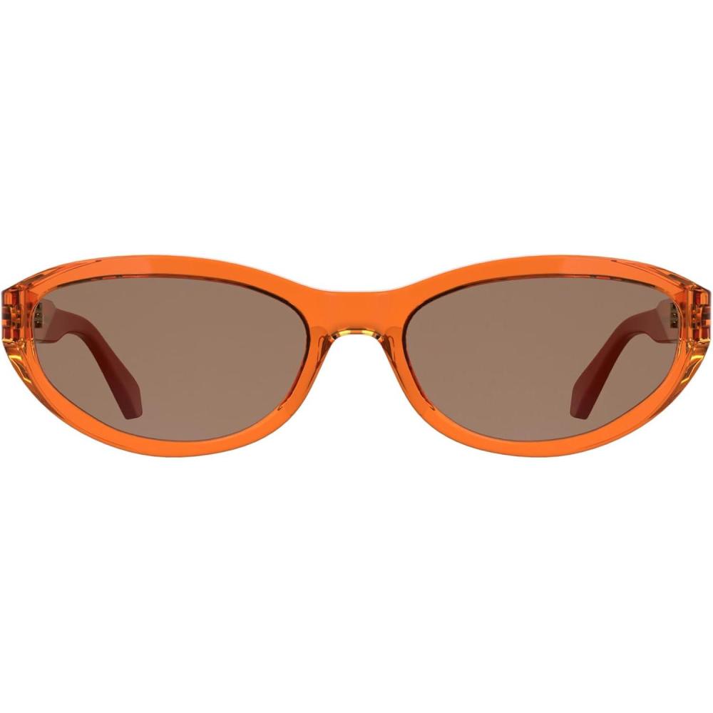imageCalvin Klein Jeans Womens Sunglasses CKJ25618S  Transparent Orange with Solid Brown Lens