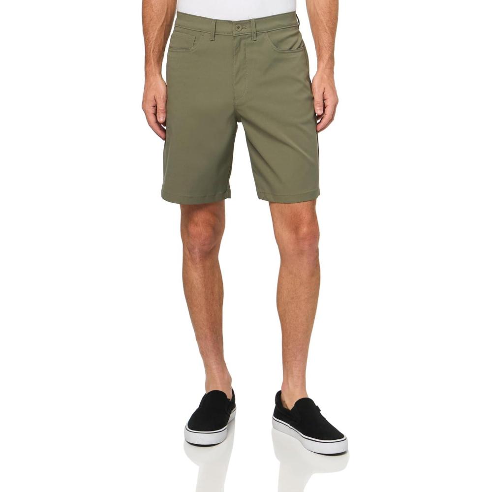 imageCalvin Klein Mens 5 Pocket Tech Classic ShortsDusty Olive