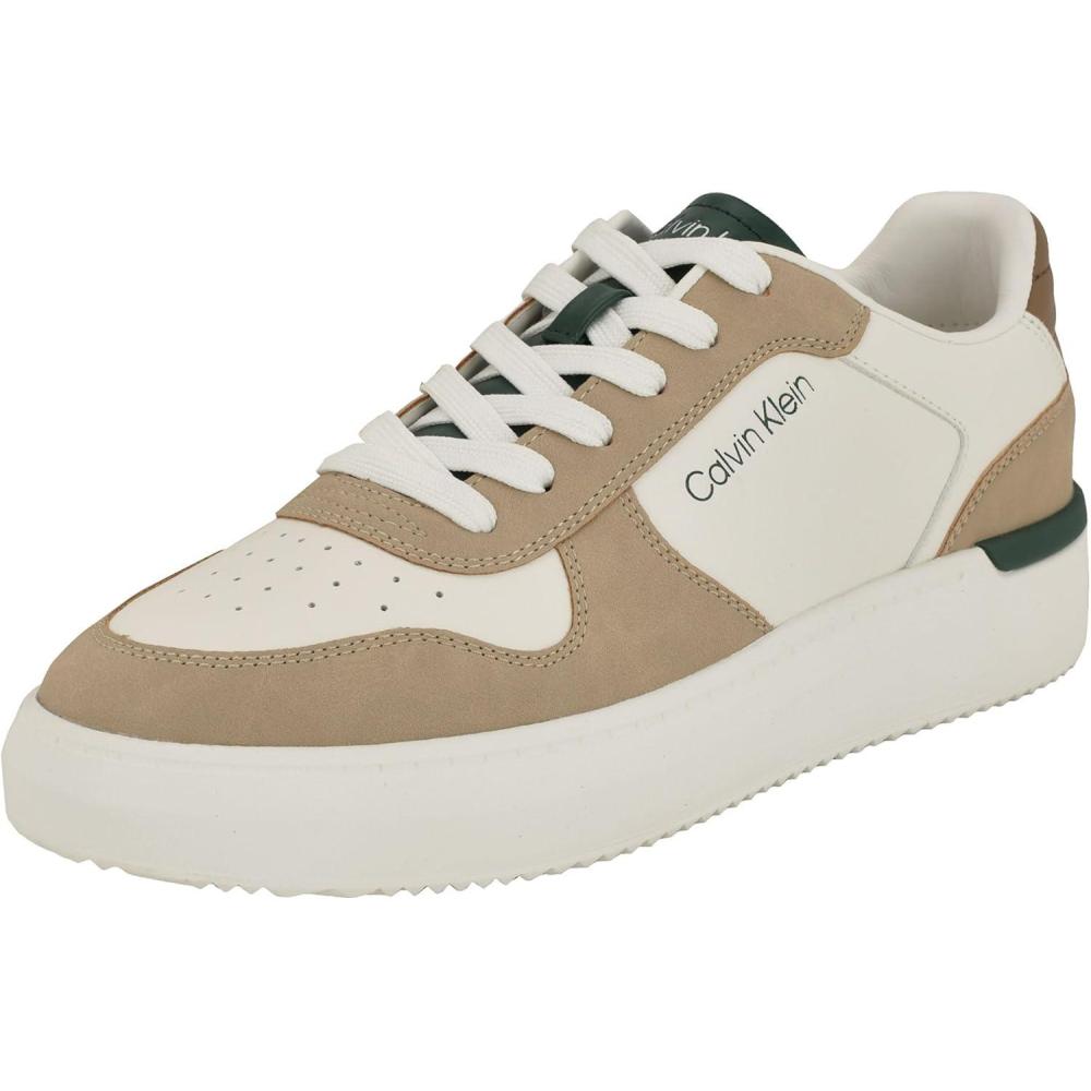 imageCalvin Klein Mens Brayton SneakerLight NaturalGreen 112