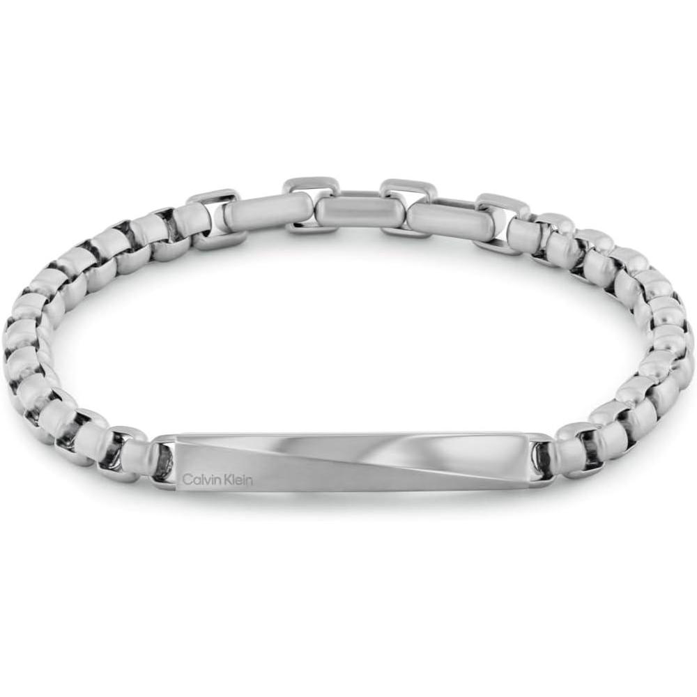 imageCalvin Klein Mens Jewelry  Iconic ID Link Bracelet  Stainless Steel  Modern Statement Accessory  Gift for Him