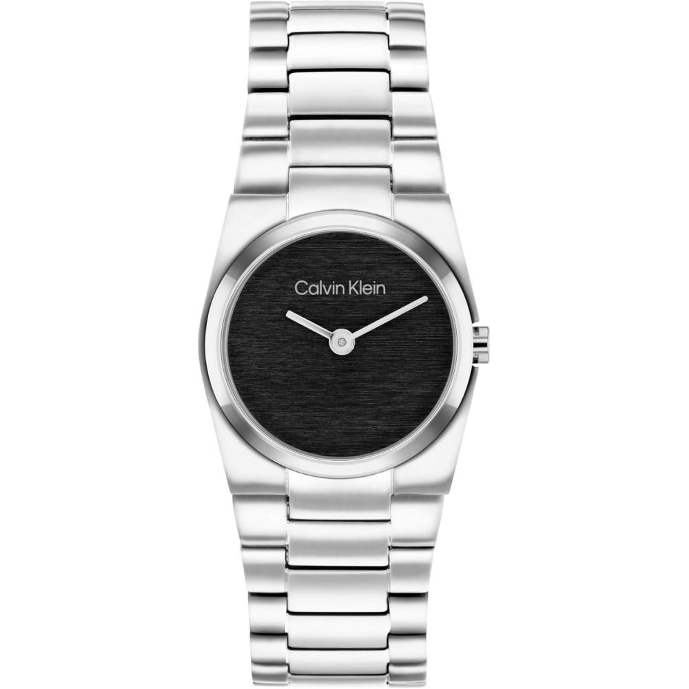 imageCalvin Klein Womens CK Unite Stainless Steel Watch 26mm Case with Link Bracelet  Sleek Curved Case Modern Everyday Style  Gift for HerSilverBlack
