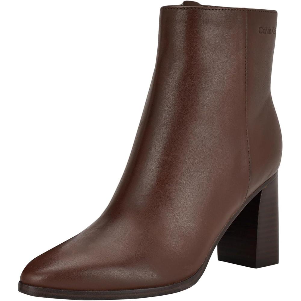 imageCalvin Klein Womens Dezzi Ankle BootDark Brown Leather 201