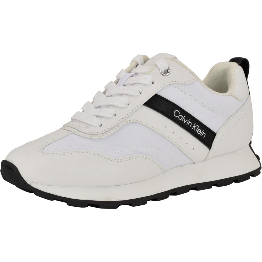 imageCalvin Klein Womens Tanja SneakerWhiteBlack 140