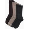 imageCalvin Klein Mens Dress Crew NonBinding Cotton Socks 6PackHeather Assorted