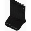 imageCalvin Klein Mens Dress Crew NonBinding Cotton Socks 6PackPure Black