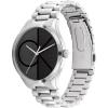 imageCalvin Klein Womens CK Iconic  35mm 2H Quartz Watch  Stainless Steel Mesh Bracelet  Water Resistance 30 Meters  Premium Fashion Timepiece for Everyday Style  Gift for HerSilverBlack Line