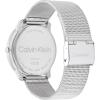 imageCalvin Klein Womens CK Iconic  35mm 2H Quartz Watch  Stainless Steel Mesh Bracelet  Water Resistance 30 Meters  Premium Fashion Timepiece for Everyday Style  Gift for HerSilverBlack Grid