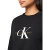 imageCalvin Klein Womens Monogram Logo CrewneckBlack