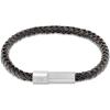 imageCalvin Klein Industrial Facets Jewelry Collection for Men  Leather Braided Bracelet with Adjustable Magnetic Closure  Premium Fashion Jewelry Accessory  Gift for HimBlackSilver