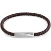 imageCalvin Klein Mens Jewelry  Iconic ID Black Leather Bracelet  Modern Elegance  Premium Fashion for Everyday Wear  Gift for HimChocolate