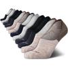 imageCalvin Klein Mens Liner Socks  12 Pack Cushioned NonSlip No Show Sneaker Loafer  Ultra Low Cut Socks for Men 712Multi Ultra Low