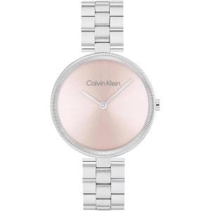 imageCalvin Klein Gleam  Womens 2H Quartz Watch Stainless Steel  Water Resistant 3 ATM30 Meters  A Timeless Elegance for Her Everyday Lifestyle  32 mmSilver