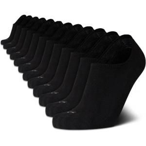 imageCalvin Klein Mens Liner Socks  12 Pack Cushioned NonSlip No Show Sneaker Loafer  Ultra Low Cut Socks for Men 712All Black