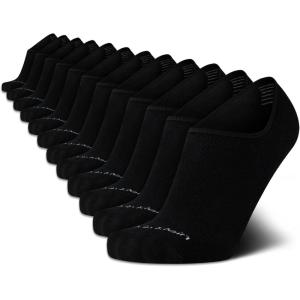 imageCalvin Klein Mens Liner Socks  12 Pack Cushioned NonSlip No Show Sneaker Loafer  Ultra Low Cut Socks for Men 712Black