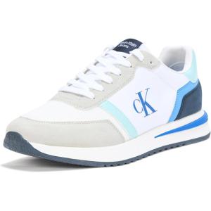 imageCalvin Klein Mens Picio SneakerMedium BlueWhite Multi