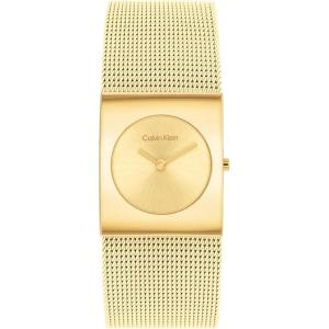 imageCalvin Klein Womens CK Pulse  26mm 2H Quartz Watch  Stainless Steel Mesh Bracelet  Water Resistance 30 Meters  Minimalistic Style  Premium Fashion  Gift for HerGold Plated