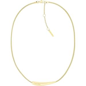 imageCalvin Klein Womens Elongated Drops Pendant Necklace Stainless Steel  Fashion Accessory for any Occasion  Gift for HerGold Plated