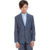 imageCalvin Klein Boys Blazer Suit Jacket 2Button Single Breasted Closure Buttoned Cuffs ampamp Front Flap PocketsBlue