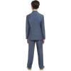 imageCalvin Klein Boys Blazer Suit Jacket 2Button Single Breasted Closure Buttoned Cuffs ampamp Front Flap PocketsBlue Weave