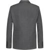 imageCalvin Klein Boys Blazer Suit Jacket 2Button Single Breasted Closure Buttoned Cuffs ampamp Front Flap PocketsGrey Windowpane