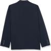 imageCalvin Klein Boys Blazer Suit Jacket 2Button Single Breasted Closure Buttoned Cuffs ampamp Front Flap PocketsNavy Performance