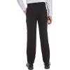 imageCalvin Klein Boys FlatFront BiStretch Dress Pant Straight Leg Fit Belt Loops ampamp Front PocketsBlack