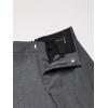 imageCalvin Klein Boys FlatFront BiStretch Dress Pant Straight Leg Fit Belt Loops ampamp Front PocketsGrey Heather