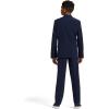 imageCalvin Klein Boys FlatFront BiStretch Dress Pant Straight Leg Fit Belt Loops ampamp Front PocketsNavy Infinite