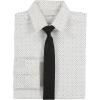 imageCalvin Klein Boys Long Sleeve ButtonDown Collared Dress Shirt with Tie and Chest PocketLogo White
