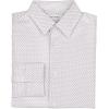 imageCalvin Klein Boys Long Sleeve Patterned Dress Shirt ButtonDown Style with Cuffs ampamp Shirttail HemBurgundy Dot