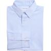imageCalvin Klein Boys Long Sleeve Patterned Dress Shirt ButtonDown Style with Cuffs ampamp Shirttail HemCrystal Blue