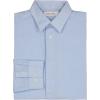 imageCalvin Klein Boys Long Sleeve Patterned Dress Shirt ButtonDown Style with Cuffs ampamp Shirttail HemLight Blue Heathered