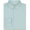 imageCalvin Klein Boys Long Sleeve Slim Fit Dress Shirt ButtonDown Style with Cuffs ampamp Shirttail HemAqua